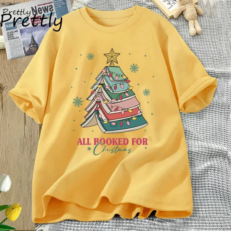 Vánoční triko All booked for