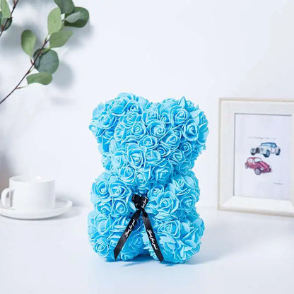 Medvídek z růží 25 cm