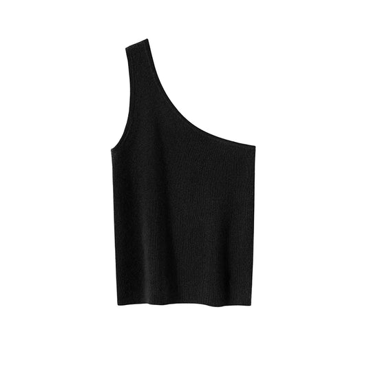 Dámský kašmírový asymetrický top