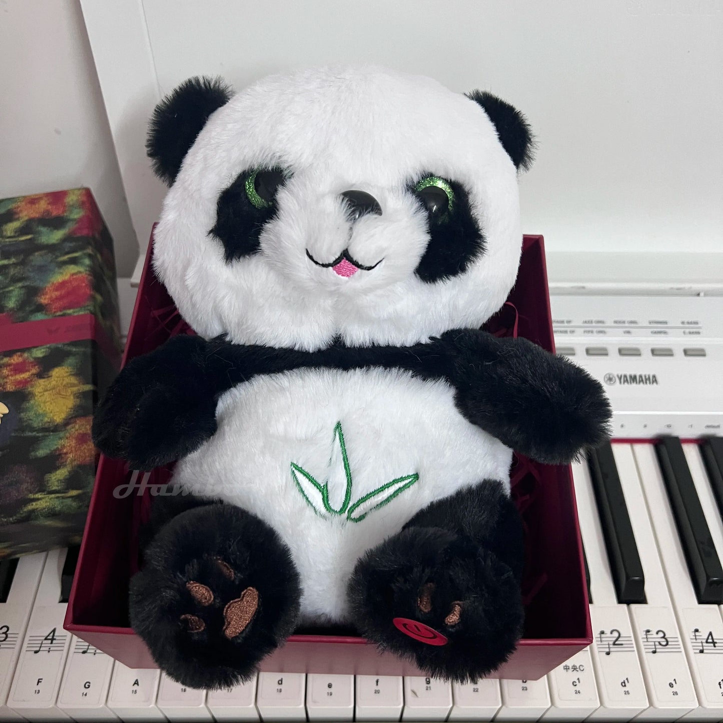 Dýchací plyšová panda