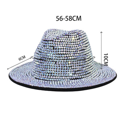 Unisex klobouk s kamínky