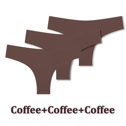 Dámské bezešvé brazilky 3 ks