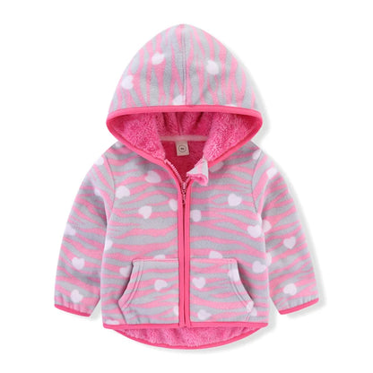 Fleece bunda se vzorem