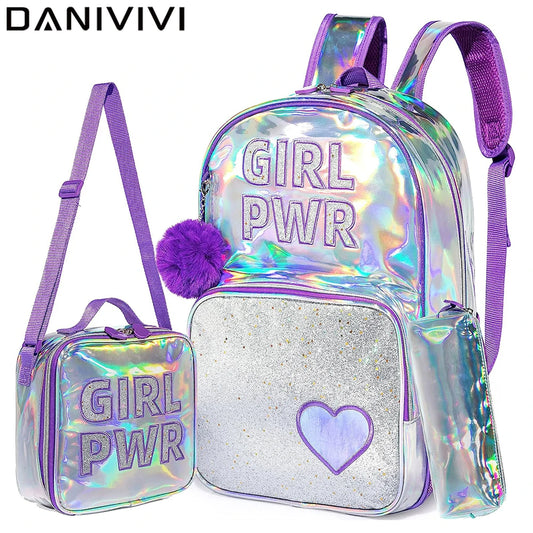 Školní set batohu Girl Pwr