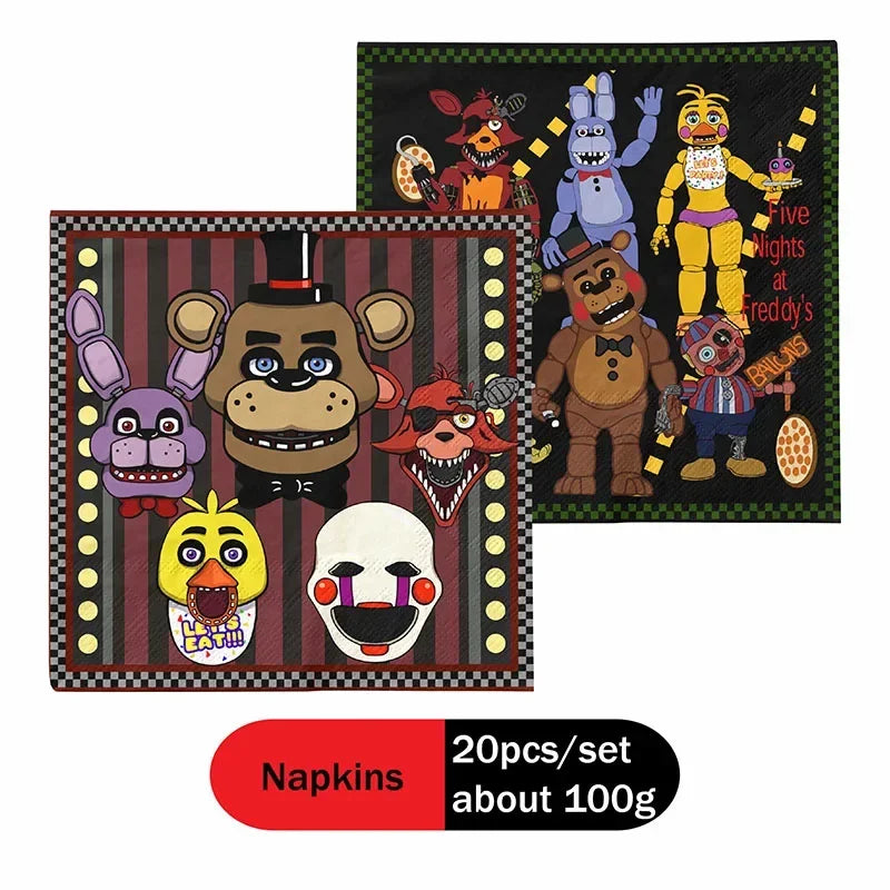 Doplňky na oslavu Five Night At Freddy