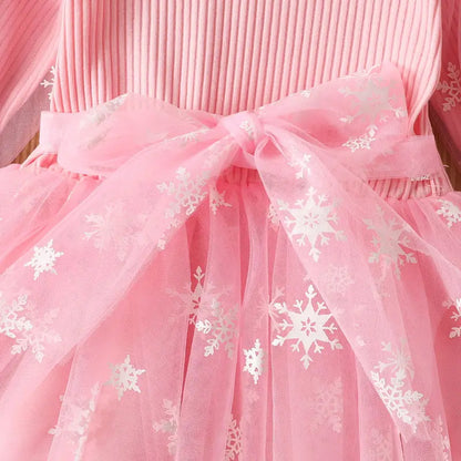 Dívčí šaty Frozen s tutu sukní