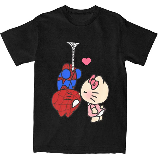 Unisex triko Hello Kitty a Spiderman