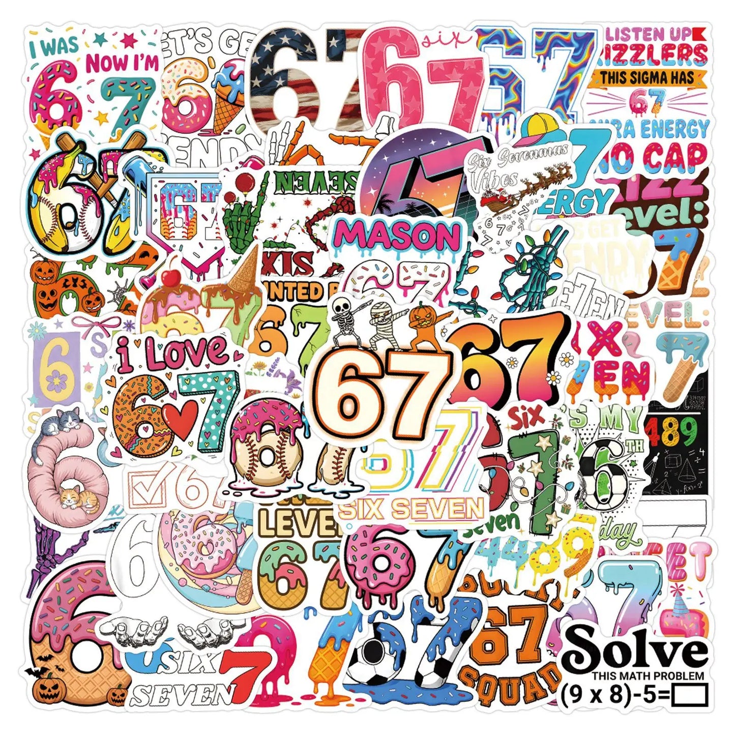 Samolepky 67