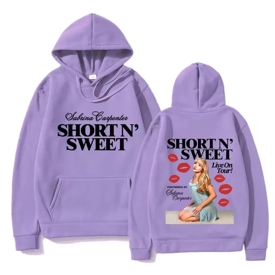 Mikina Sabrina Carpenter s kapucí