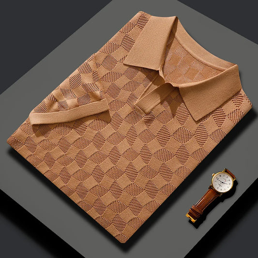 Pánské polo triko s hedvábím