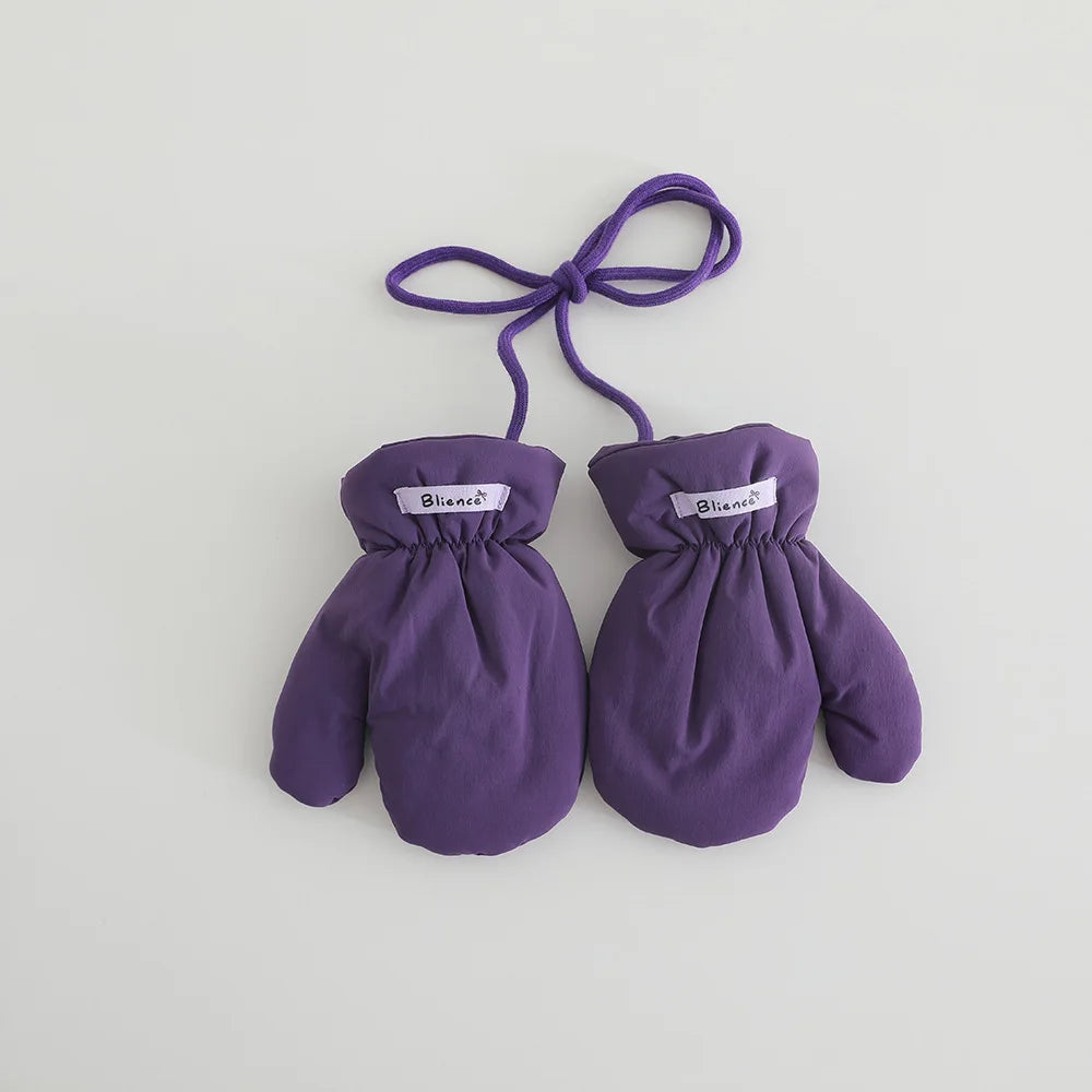 Dětské palčáky s provázkem