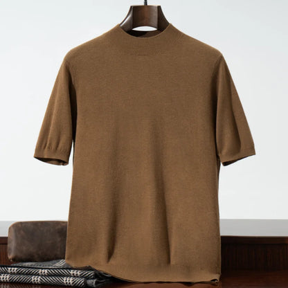 Pánské vlněné triko s roláčkem