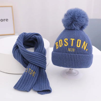 Set čepice a šály Boston