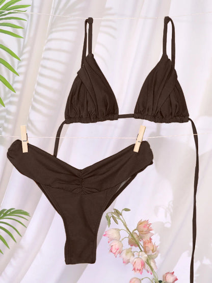 Jednobarevné bikiny