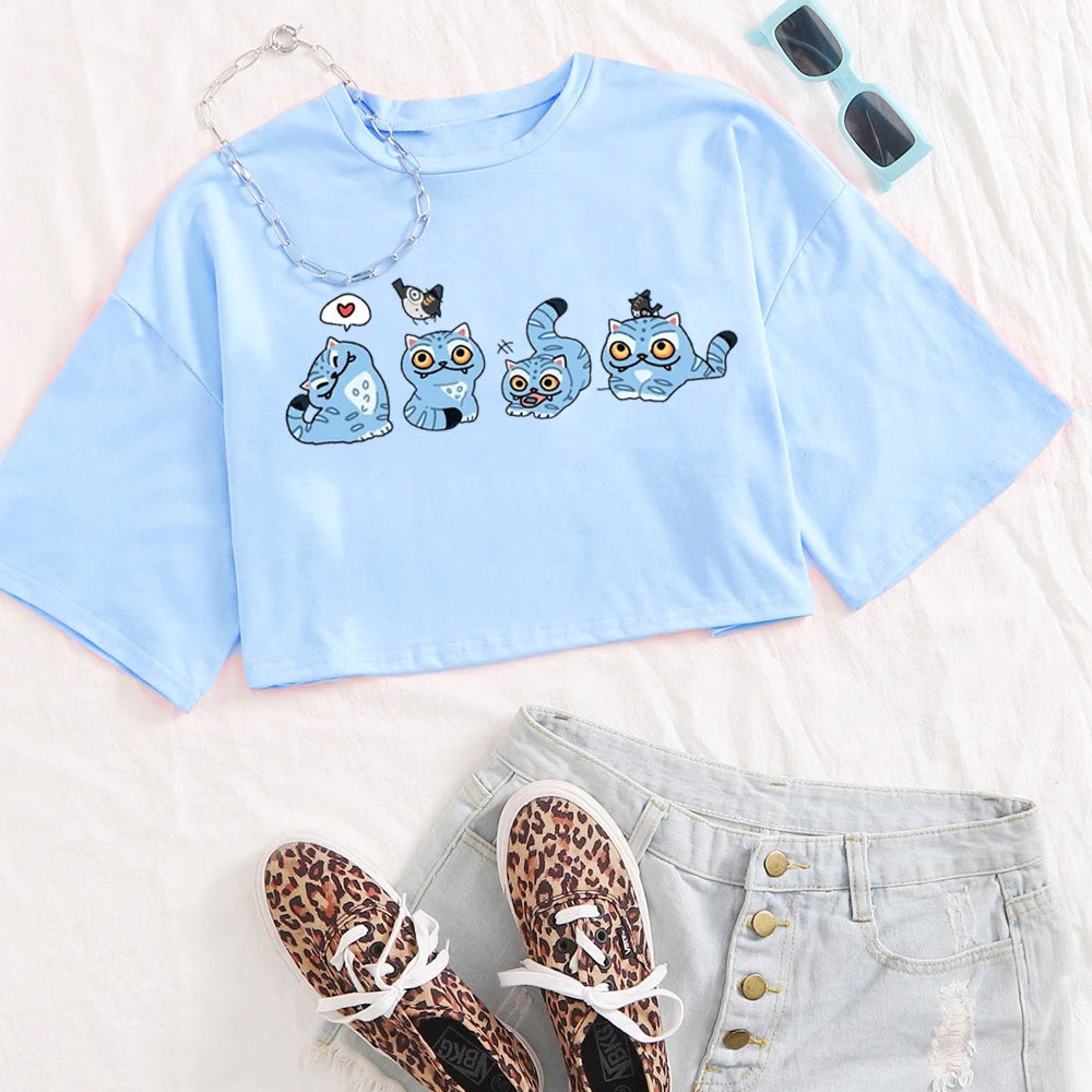 Dámský croptop Demon Hunters