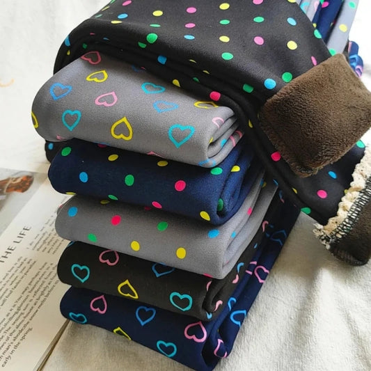 Dívčí zateplené legíny