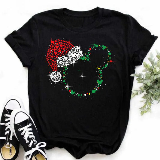 Dámské vánoční triko Mickey