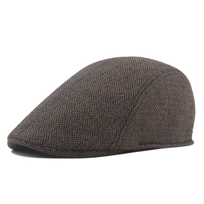 Pánský beret se vzorem