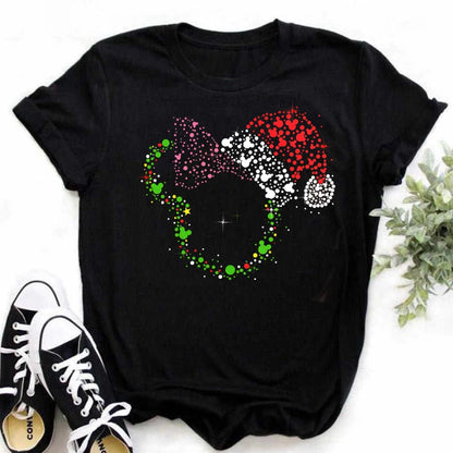 Dámské vánoční triko Mickey
