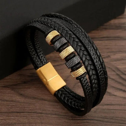Kožený náramek pro muže