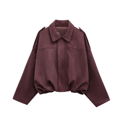 Dámská suede bunda