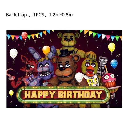 Doplňky na oslavu FIve Night At Freddys