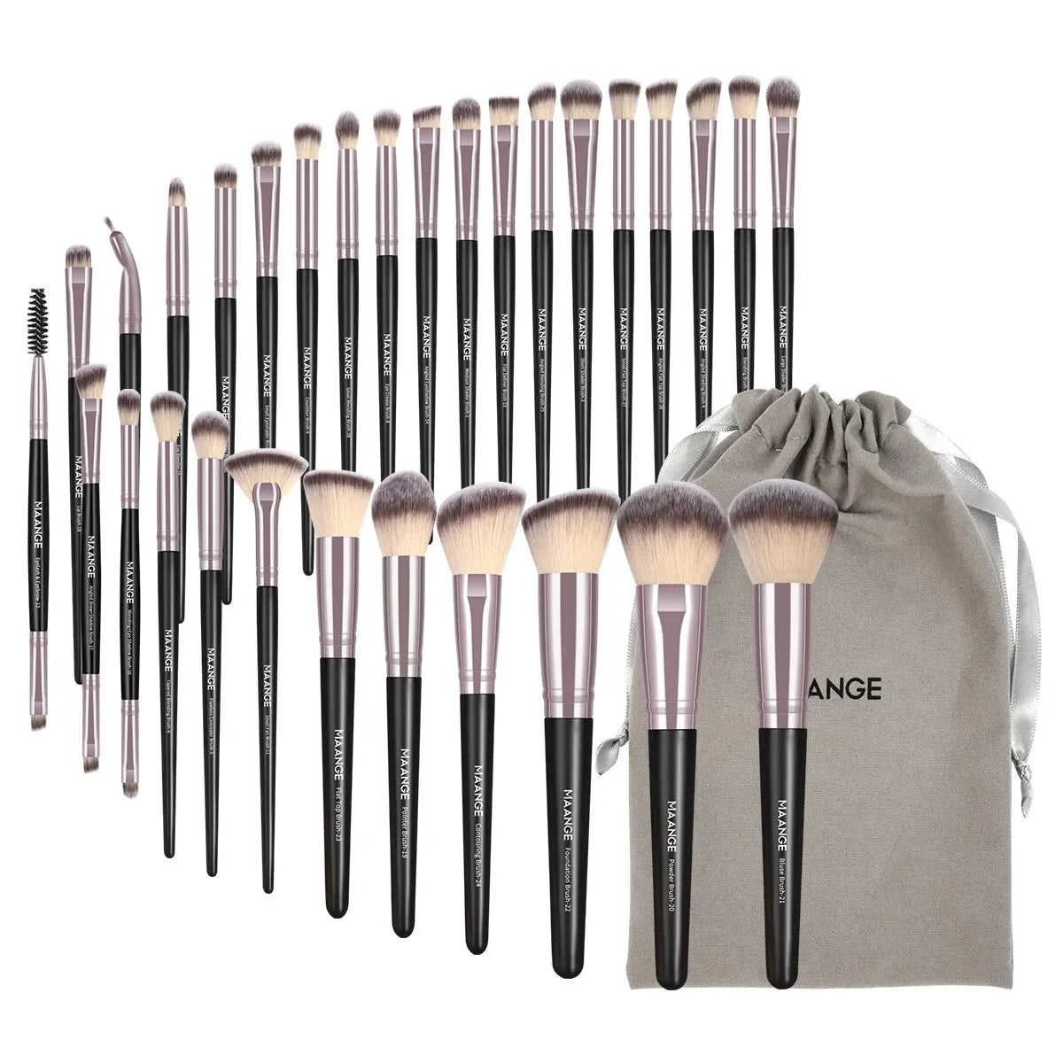 Set štětců na makeup 30 ks