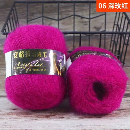 Příze Alpaca a Mohér