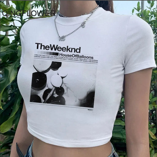 Dámský croptop The Weeknd