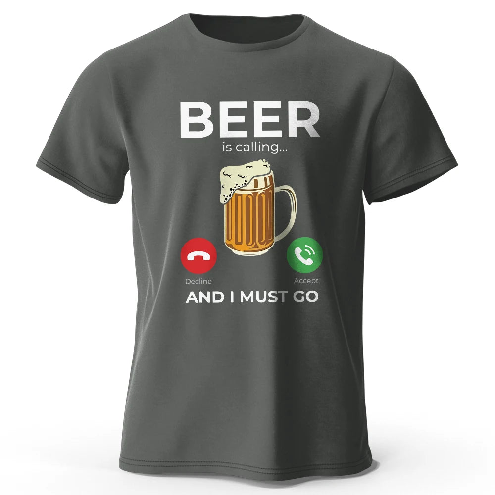 Pánské triko Beer Is Calling