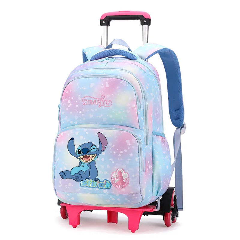 Batoh s potiskem Stitch na kolečkách