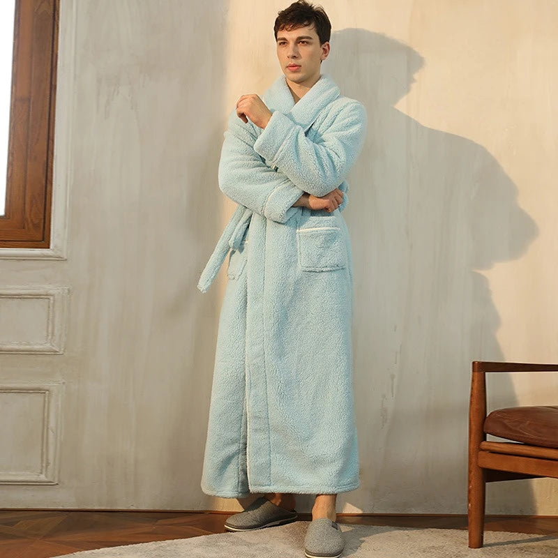 Unisex fleece župan
