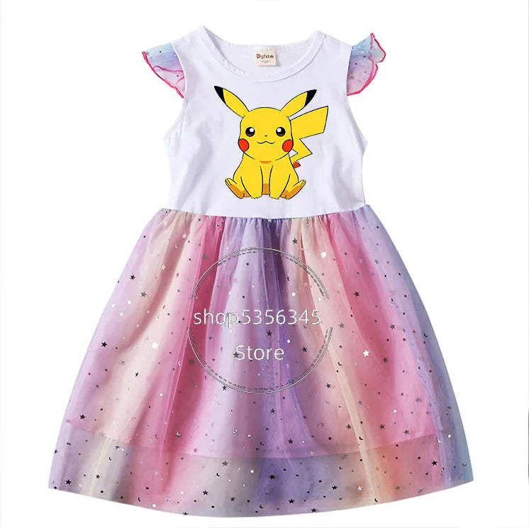 Dívčí šaty Pokémon