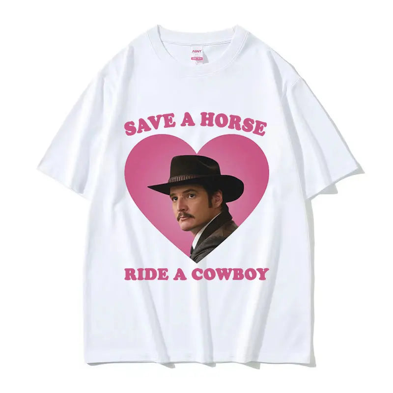 Triko Pedro Pascal Save a horse