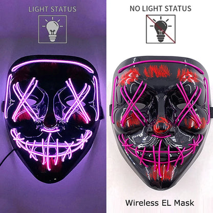 Neonová Led maska