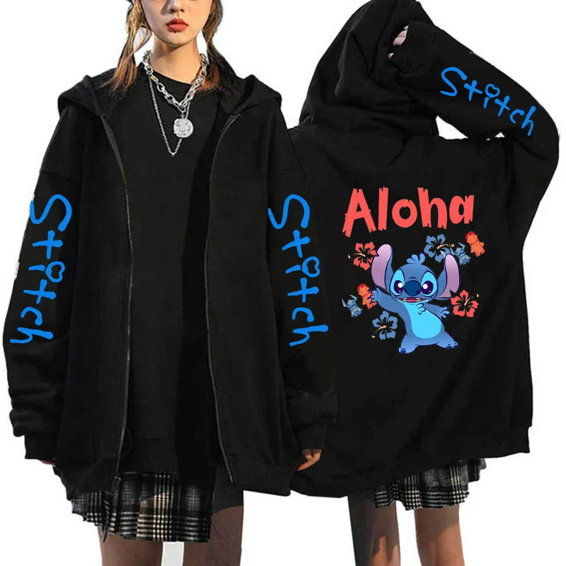 Dámská oversized mikina Stitch