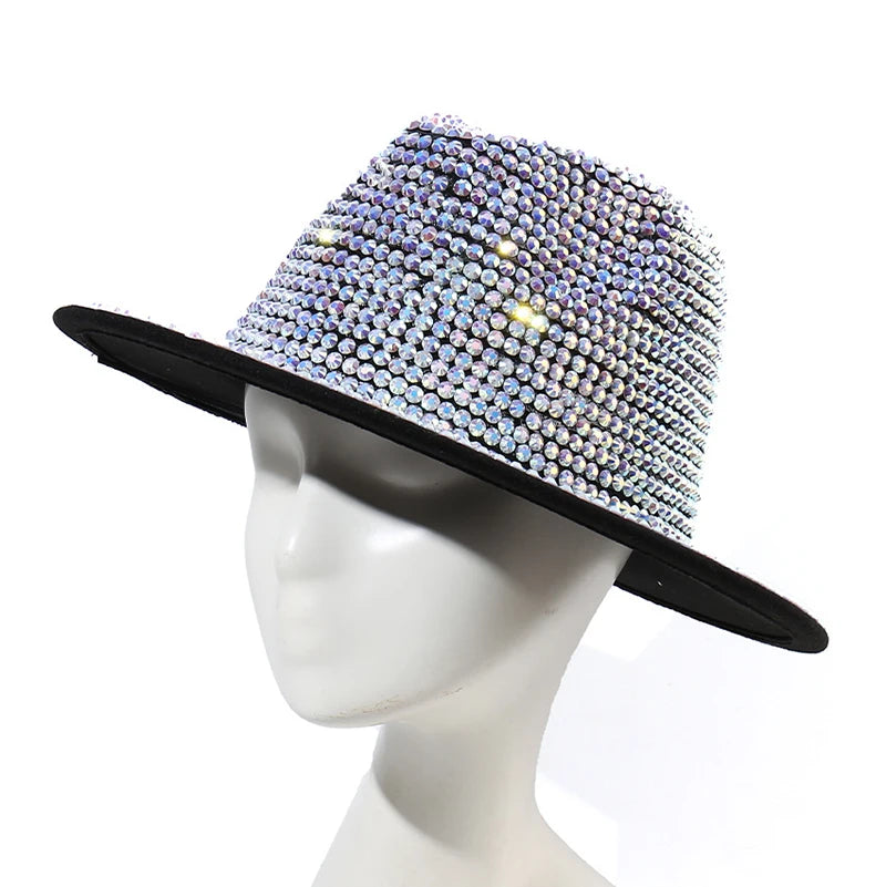 Unisex klobouk s kamínky