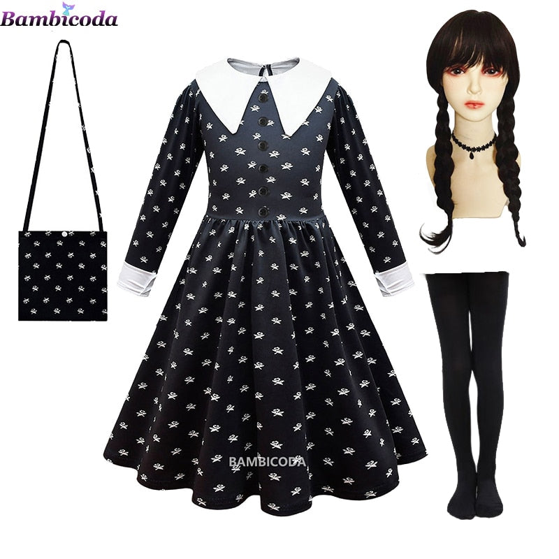 Dívčí kostým Wednesday