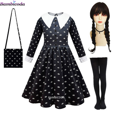 Dívčí kostým Wednesday