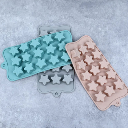 Silikonové formy Hvězdičky