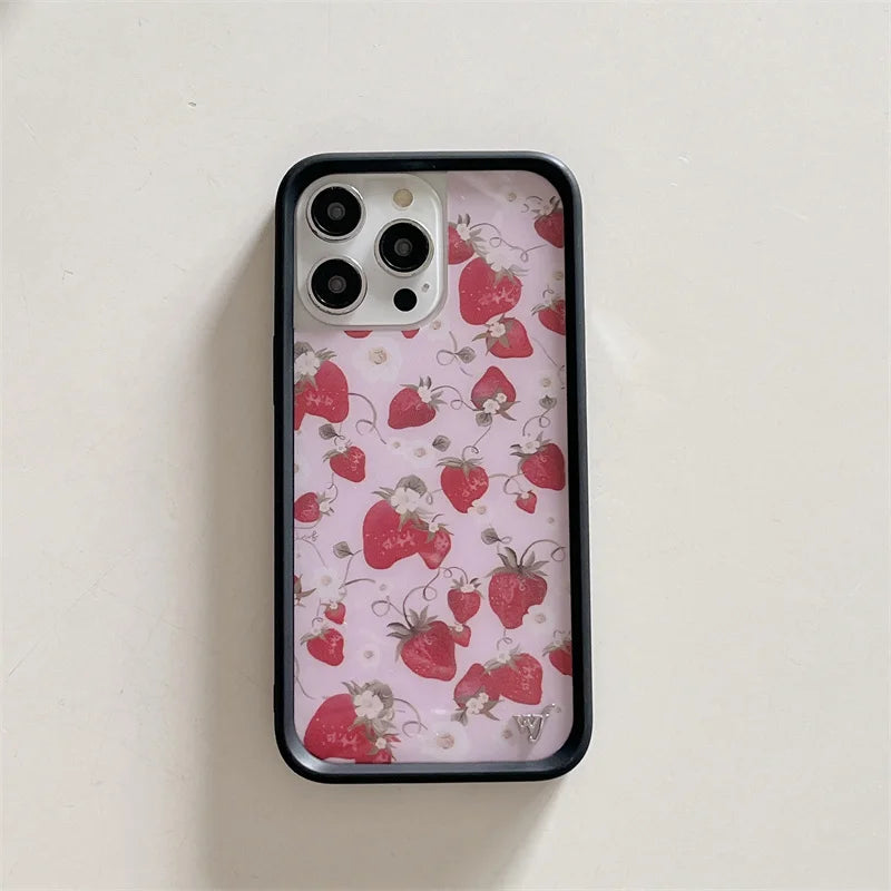 Kryt na IPhone s květinami