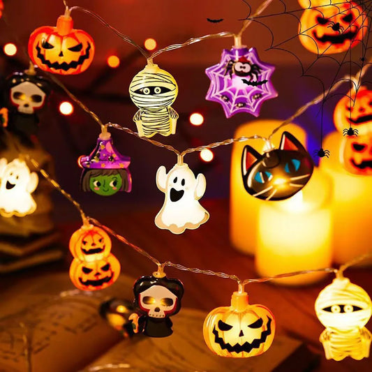 LED řetěz Halloween