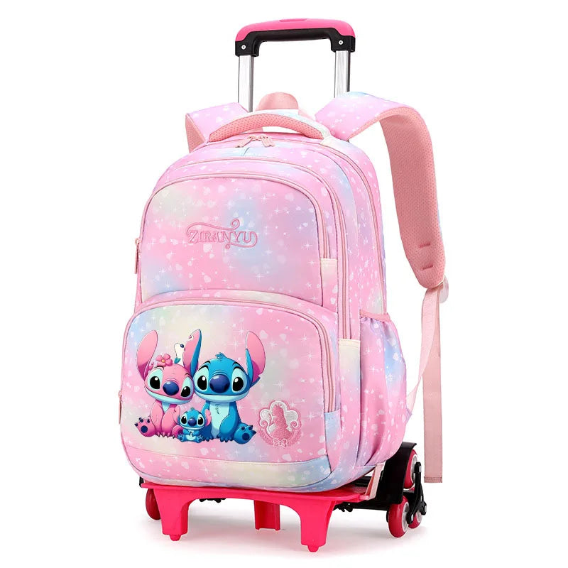 Batoh s potiskem Stitch na kolečkách