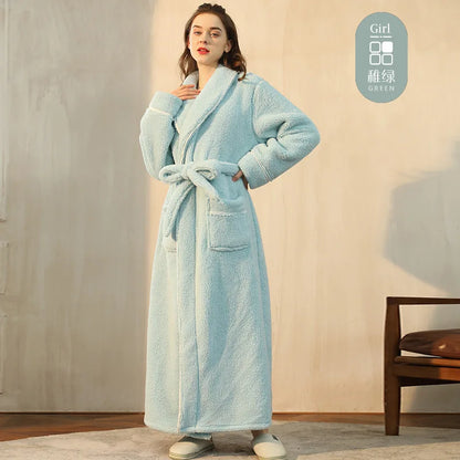 Unisex fleece župan