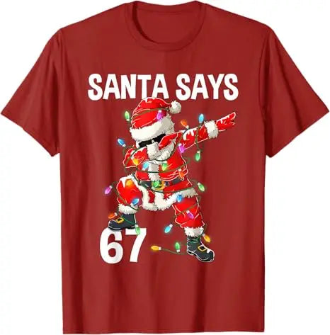 Unisex triko Santa says 6 7