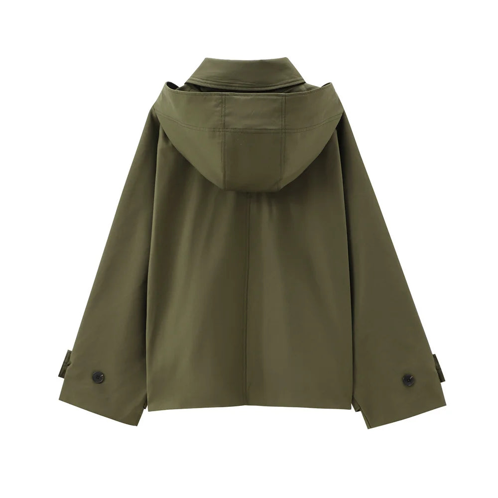 Dámský krátký trenchcoat