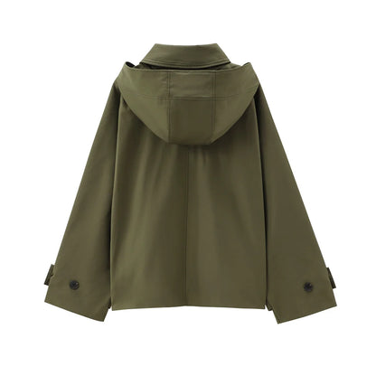 Dámský krátký trenchcoat