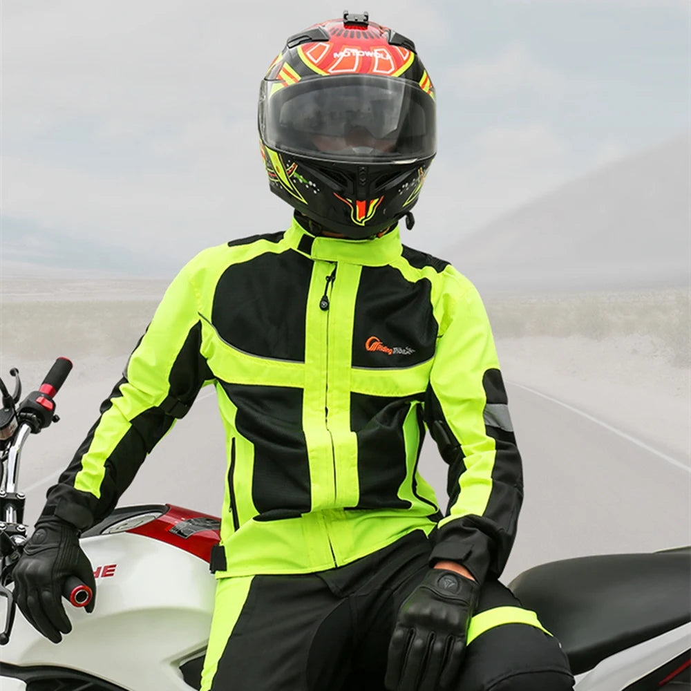 Letní prodyšná motocyklová bunda