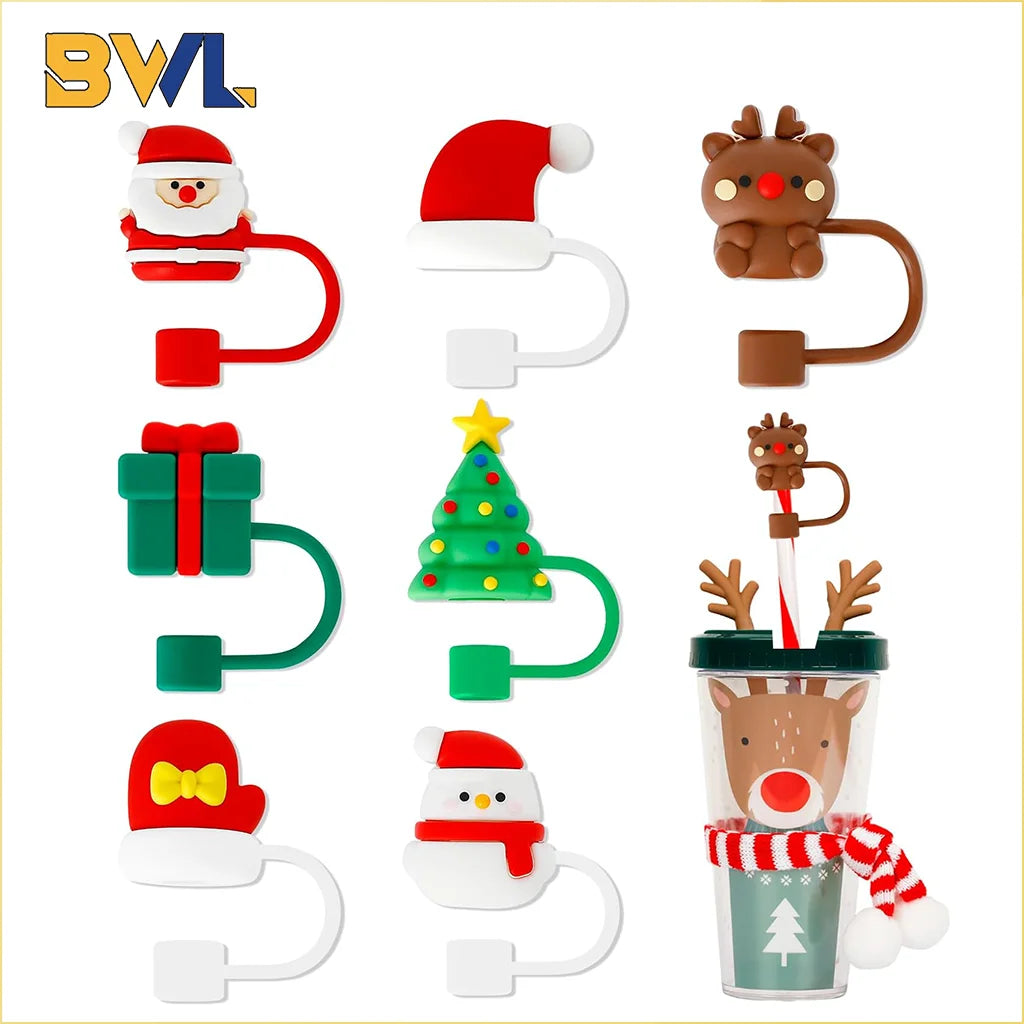 Vánoční ozdoby na Stanley brčka