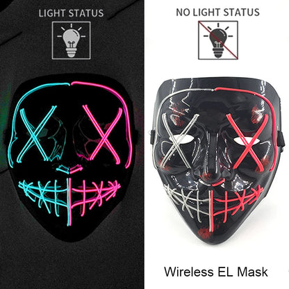 Neonová Led maska